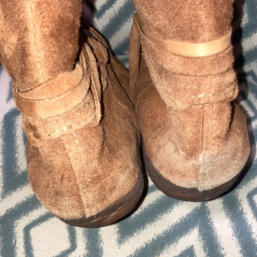 Steger Mukluks Tan Suede Winter Boots 8‎